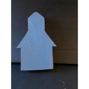 Vintage Miniature Wood Buildings 7pc